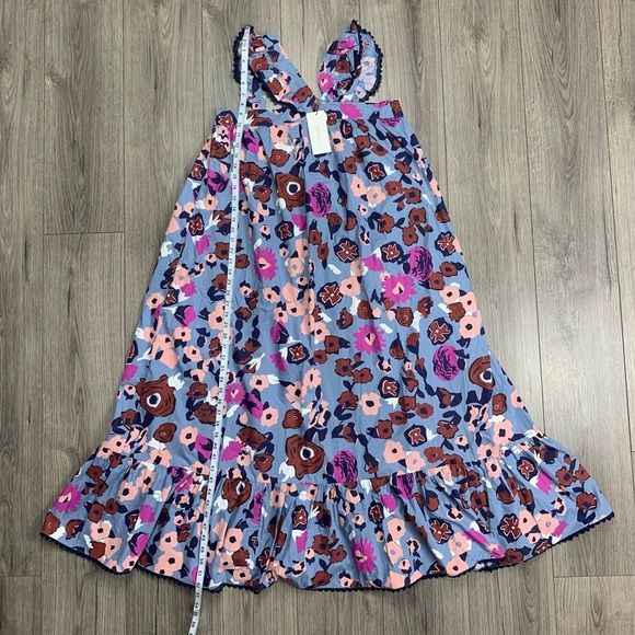 CLEOBELLA hedy midi dress in‎ Waterlily purple multi Sz Large NWT - Picture 10 of 16